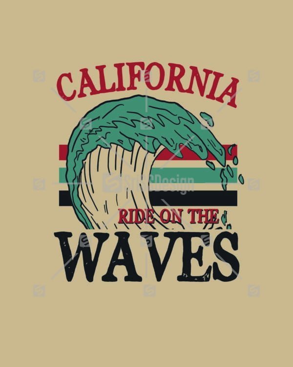 Vintage California Beach