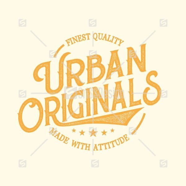 Urban Originals varsity Typography T-shirt Print Design Vector Illustration