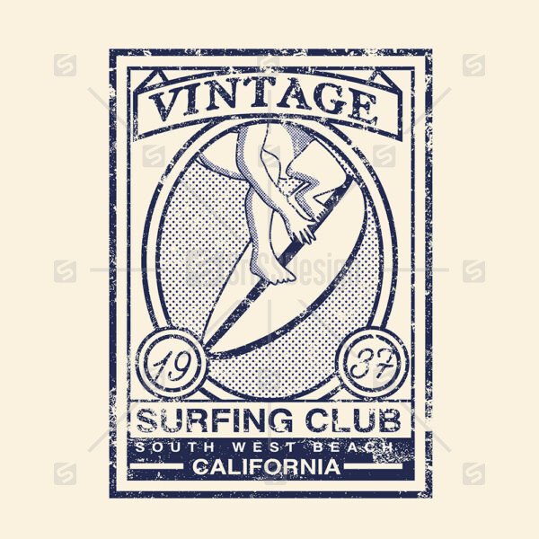 vintage surfing Club California